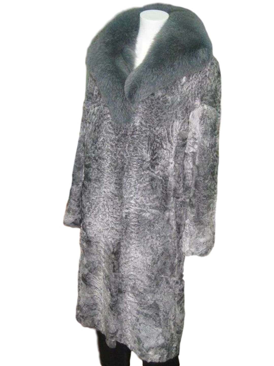Gray Persian Lamb Fur Coat