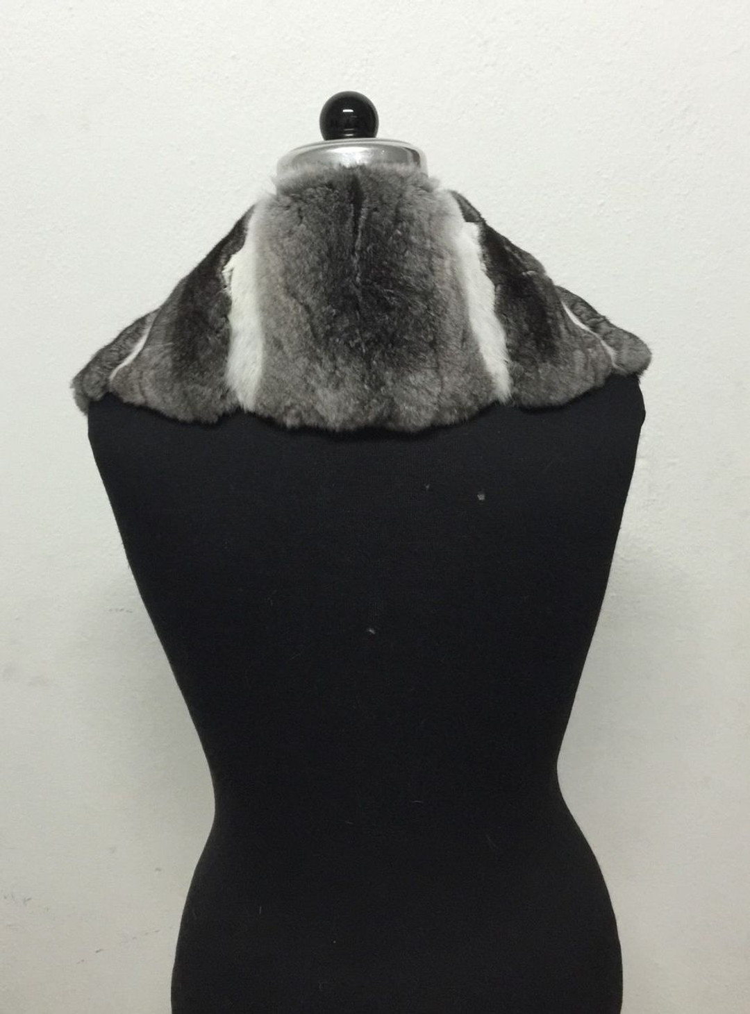 Genuine Chinchilla Fur Collar