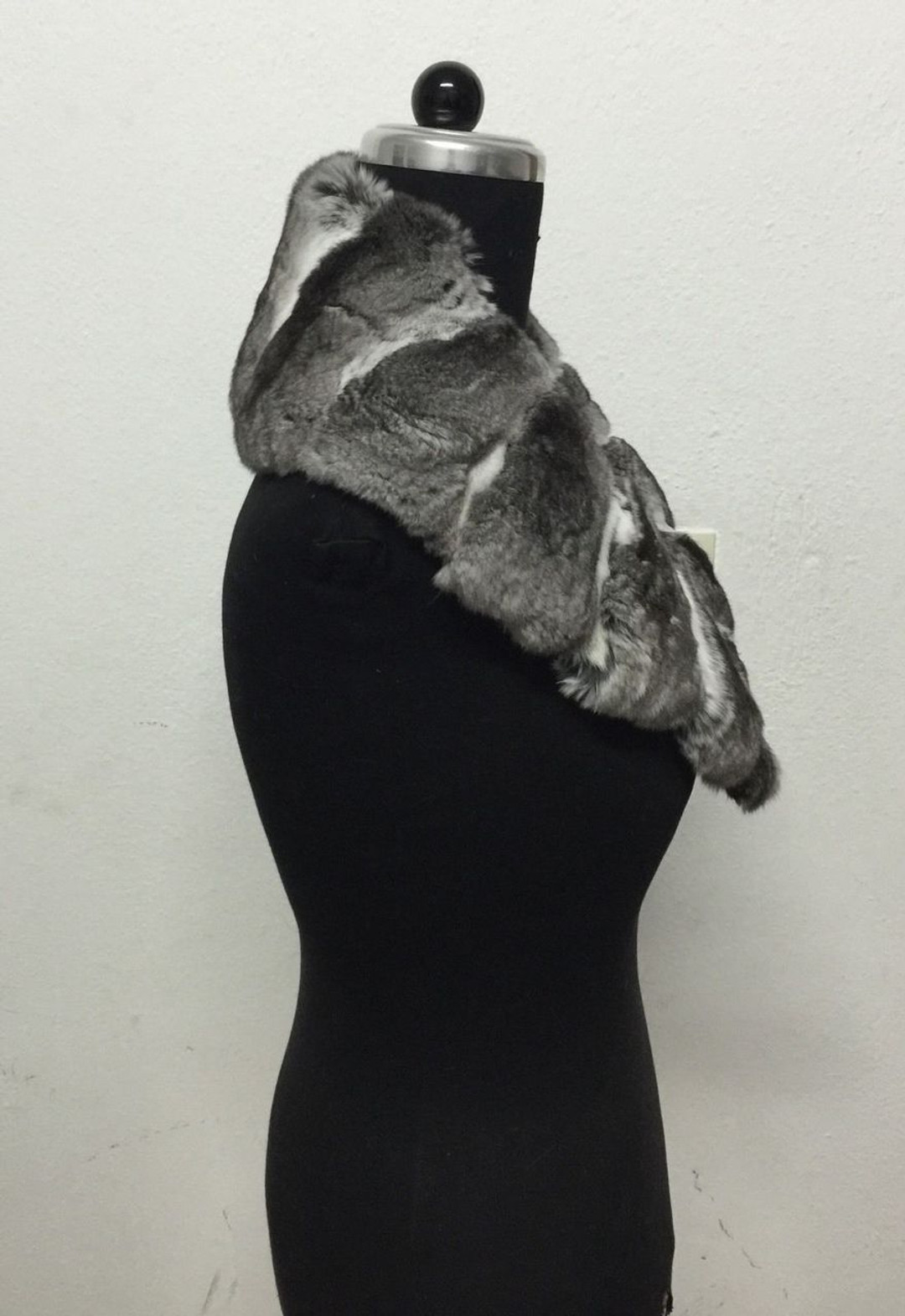 Genuine Chinchilla Fur Collar
