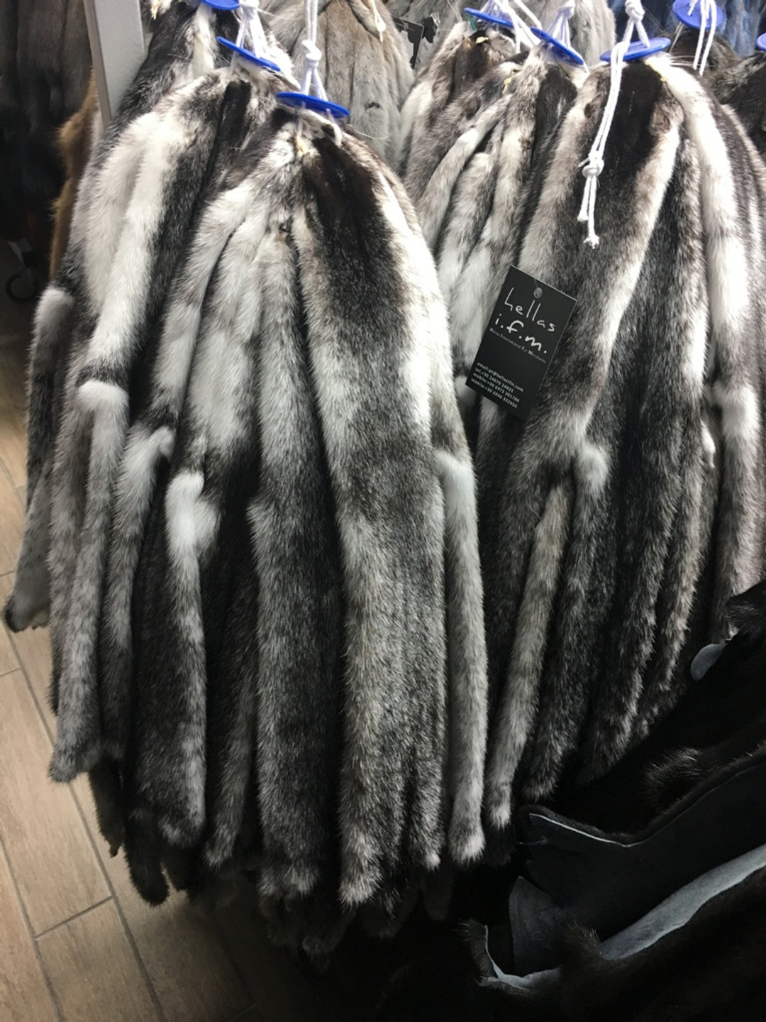 Mink Pelts Different Colorations