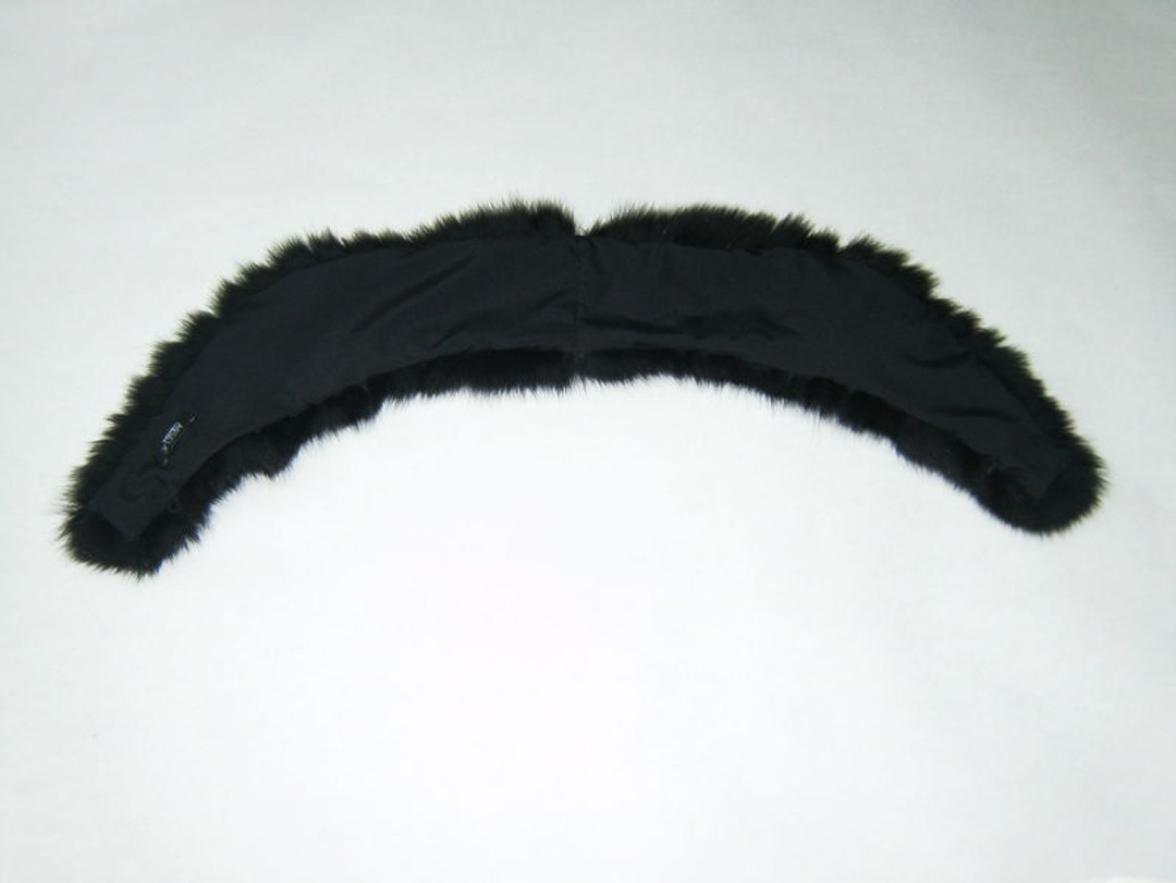 Black Fox Fur Collar  Women's