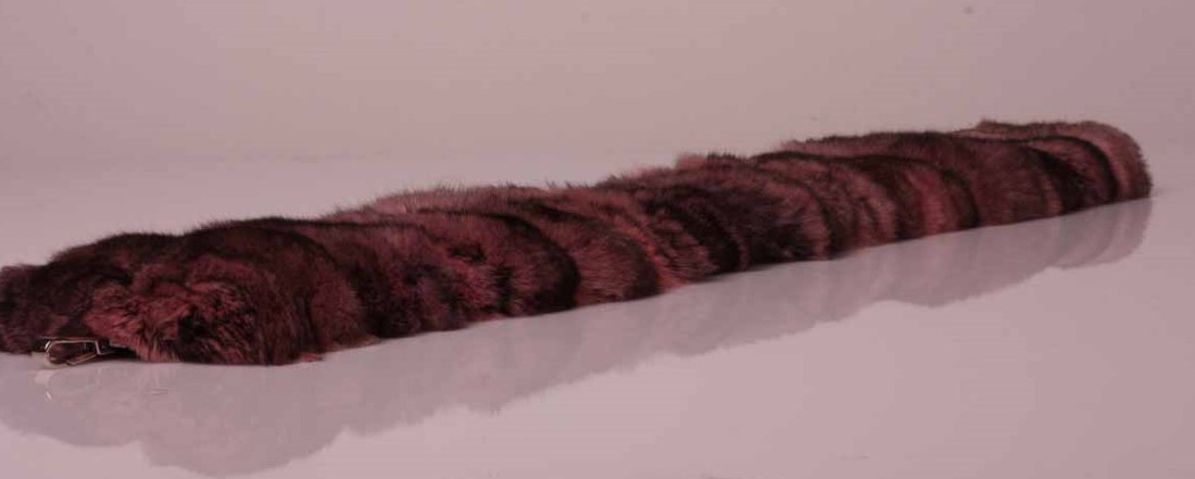 Pink Chinchilla Collar Trim Muffler
