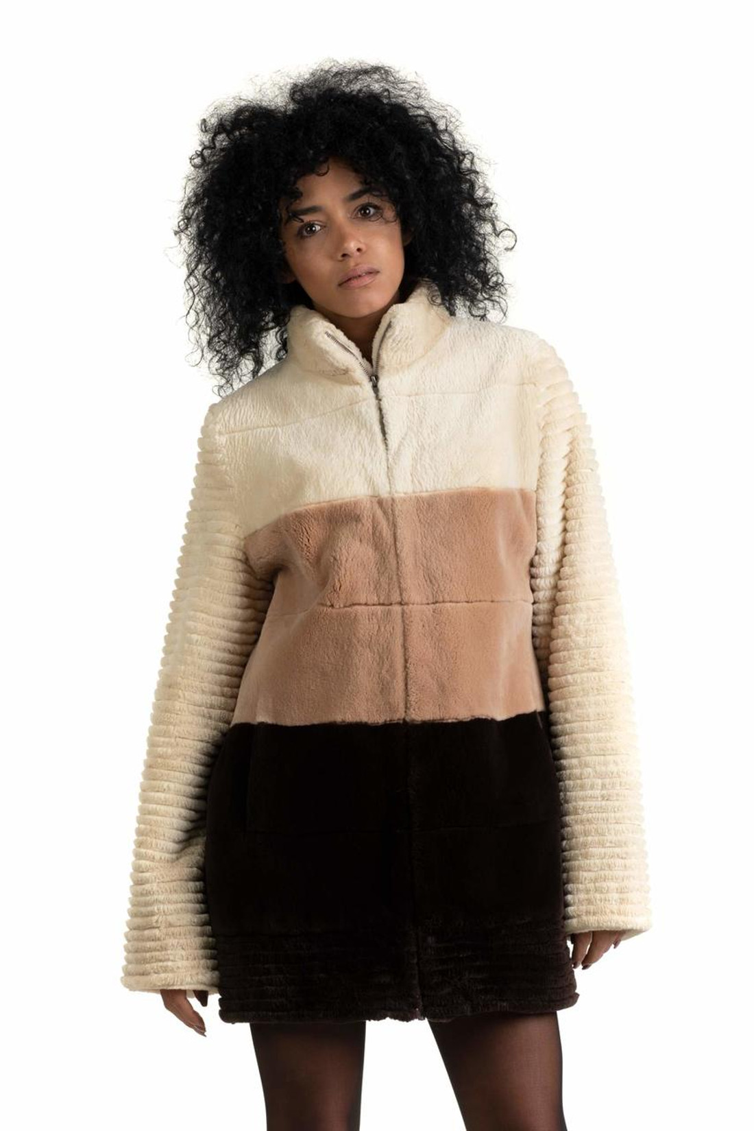 Tricolor Beaver Jacket Tricolor Beaver Jacket