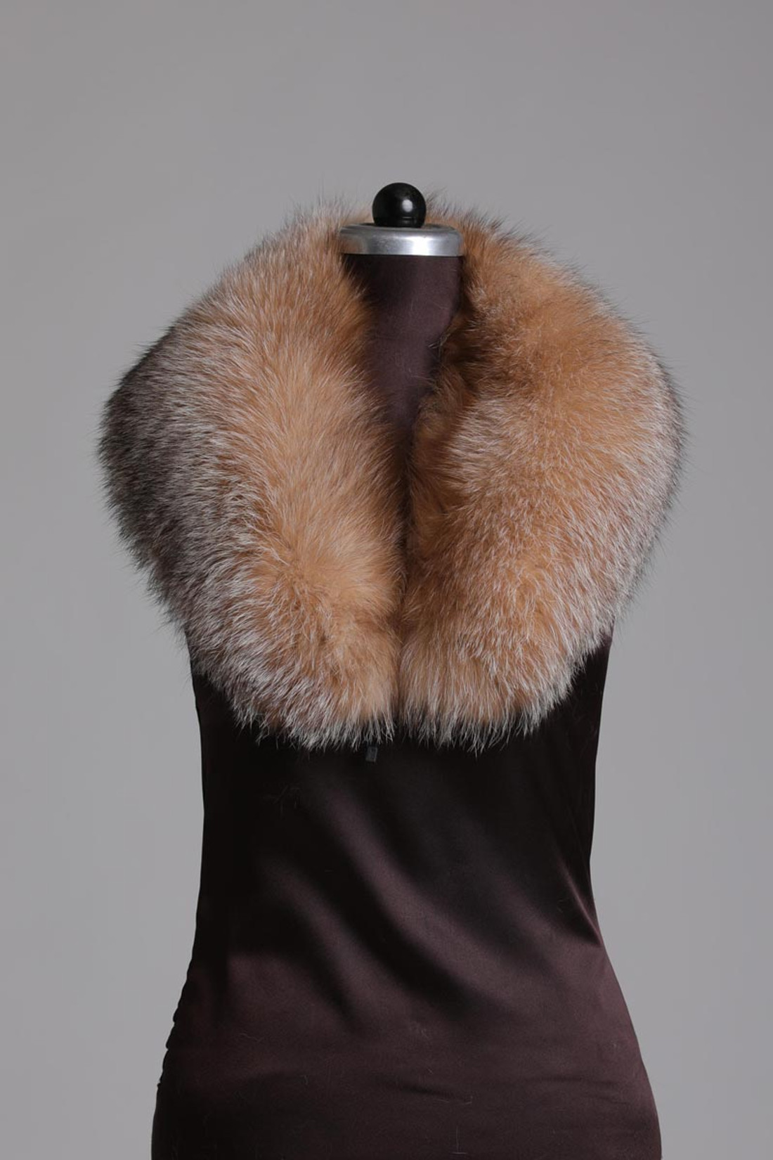 Crystal Fox Fur Shawl Collar Crystal Fox Fur Shawl Collar