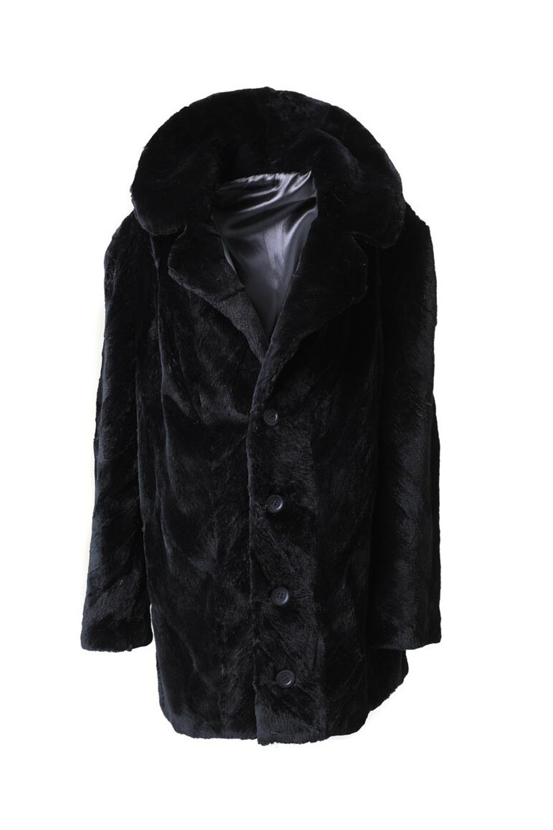 men's sheared beaver trench fur coat with notched collar men's sheared beaver trench fur coat with notched collar