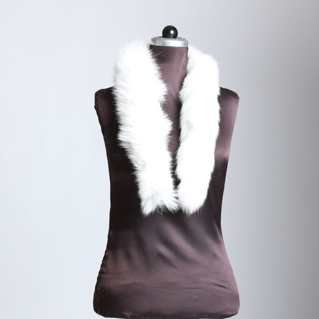 White Fox Trim Soft Dense