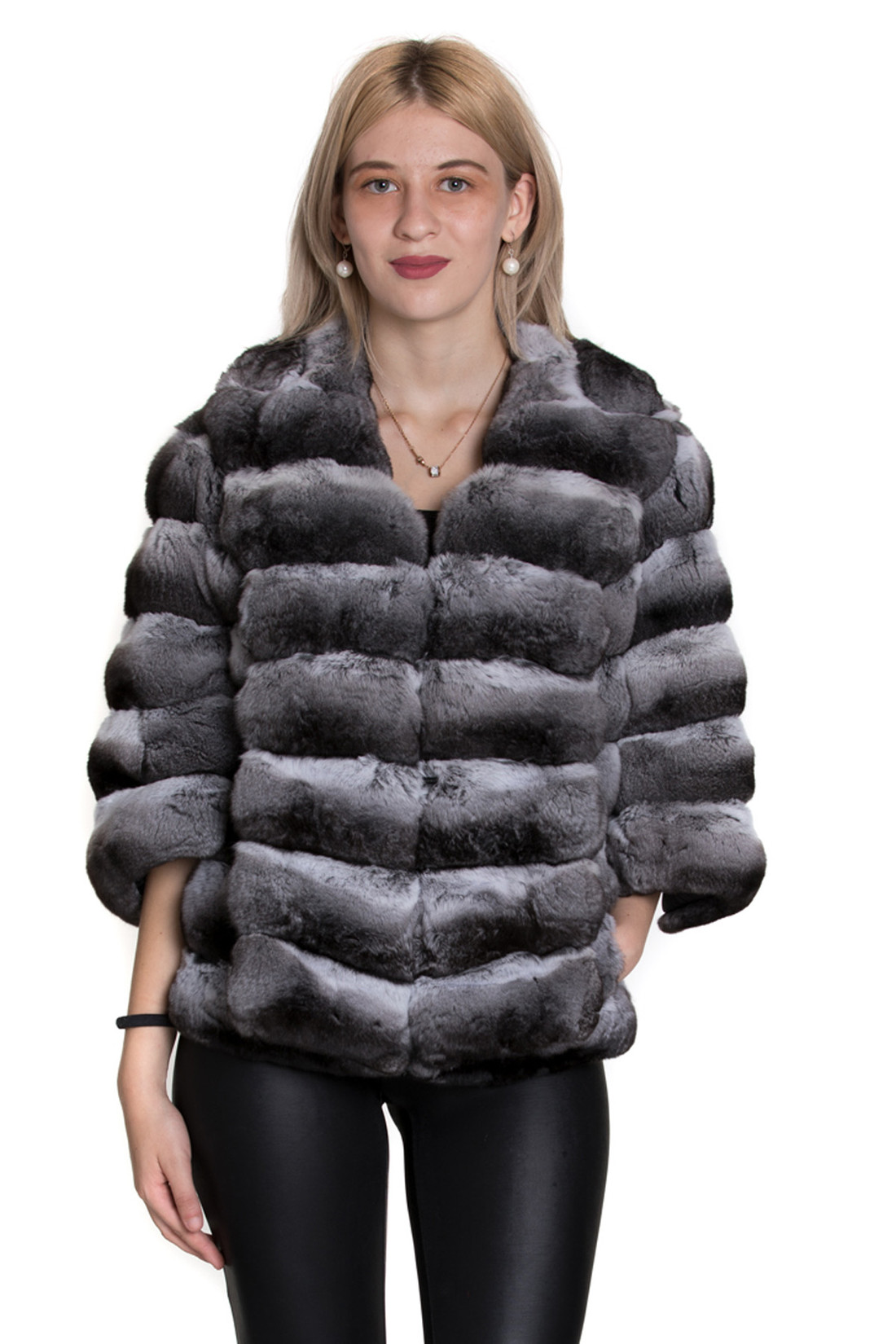 Chinchila Fur Cape  Claire