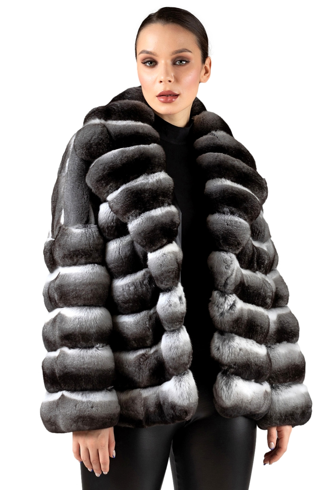 Chinchilla Fur Coat Alessandra