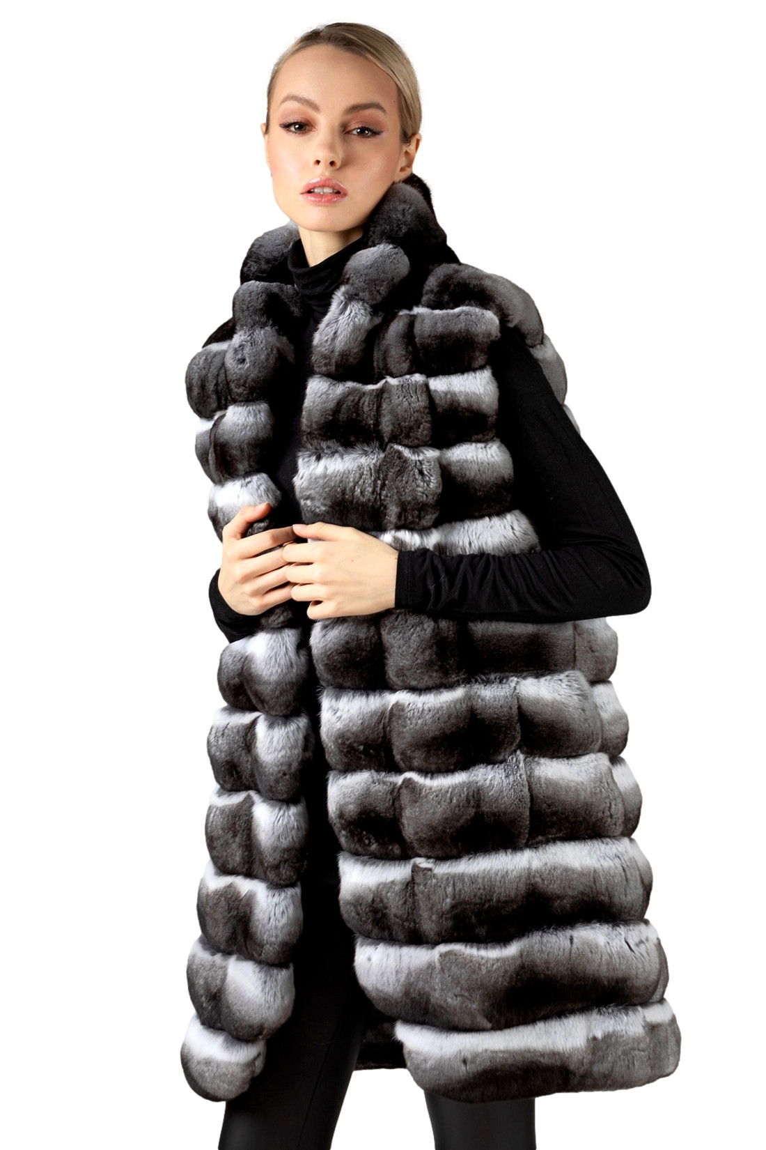 Chinchilla Fur Vest Claire