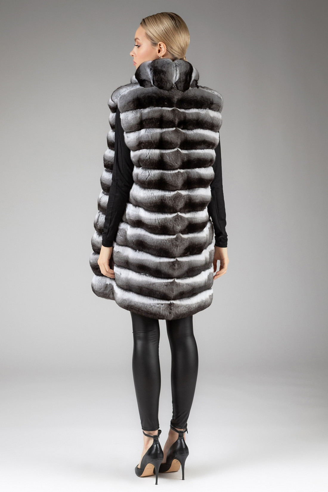 Chinchilla Fur Vest Claire