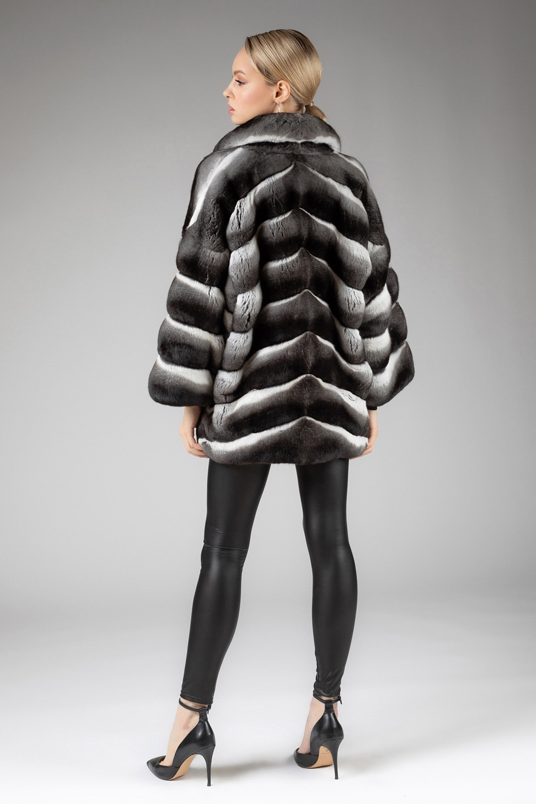 Chinchilla Fur Cape Candace
