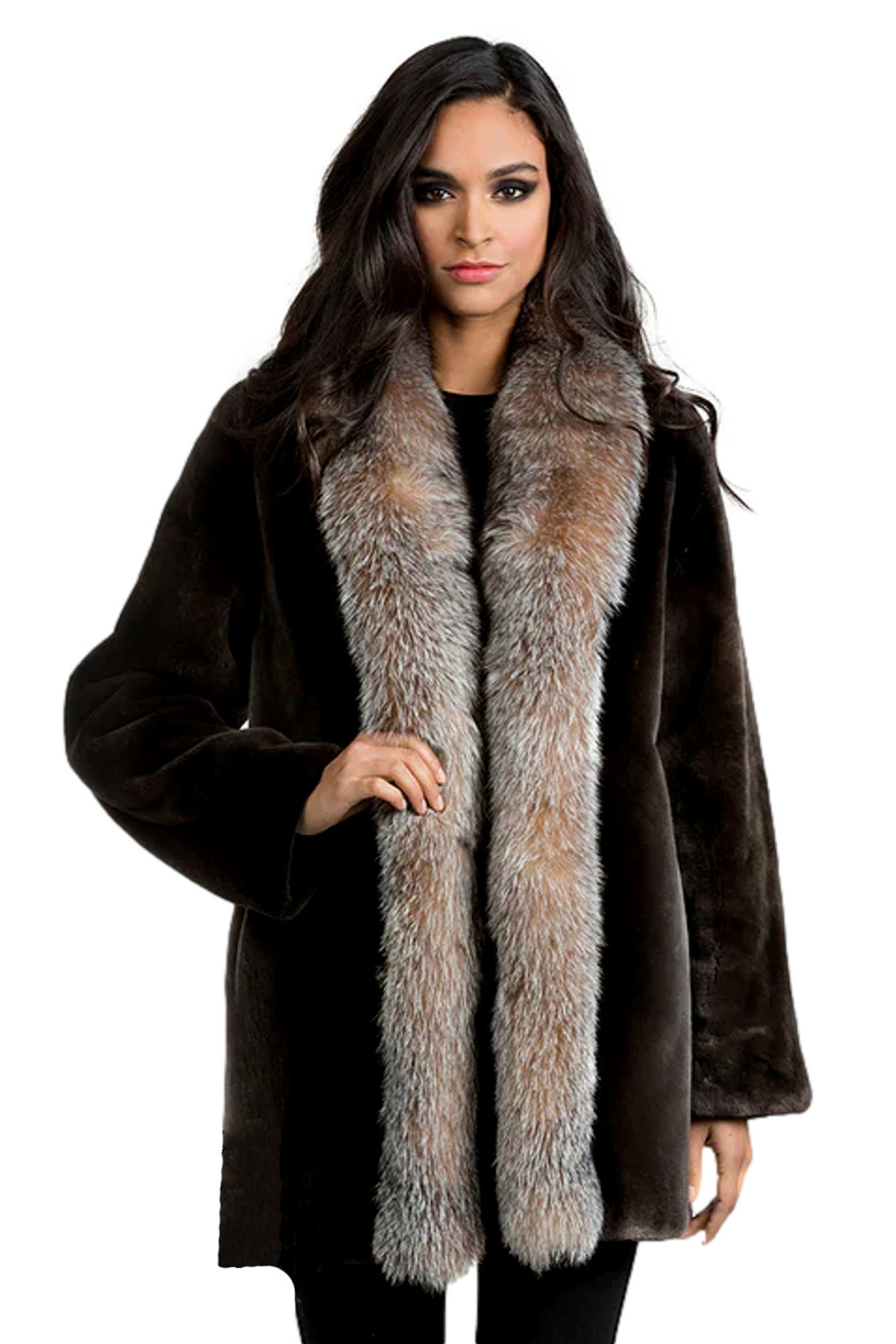 Mahogany Mink Coat Crystal Mahogany Mink Coat Crystal