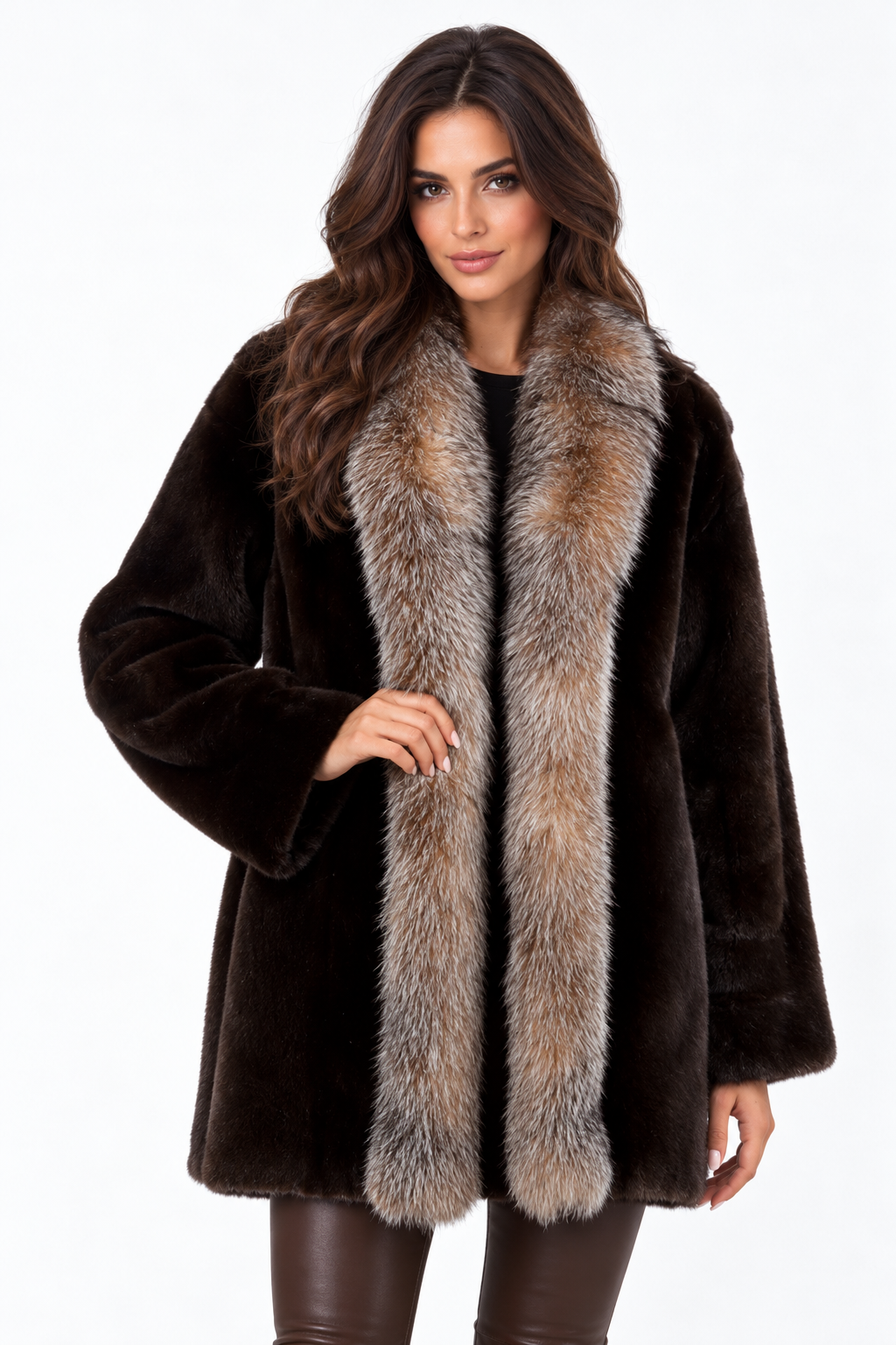 Mahogany Mink Coat Crystal