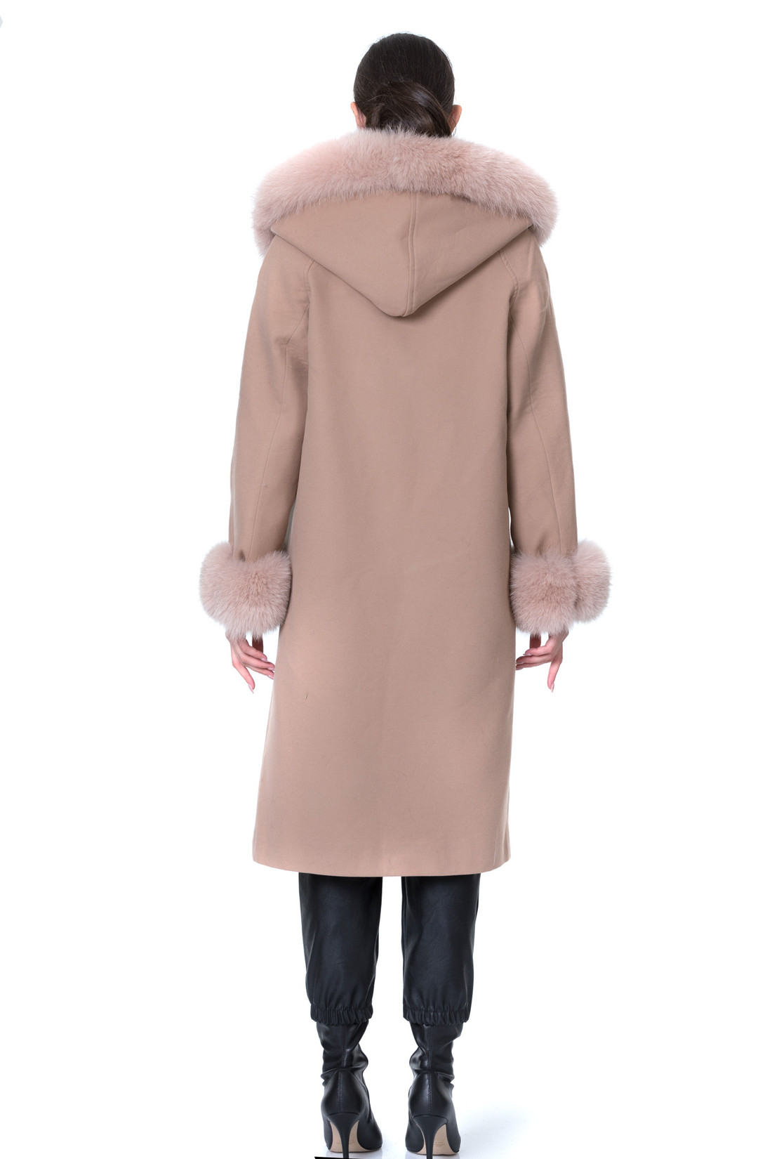 Taupe Cashmere Fox Coat Margrét SIZES S/M Taupe Cashmere Fox Coat Margrét SIZES S/M