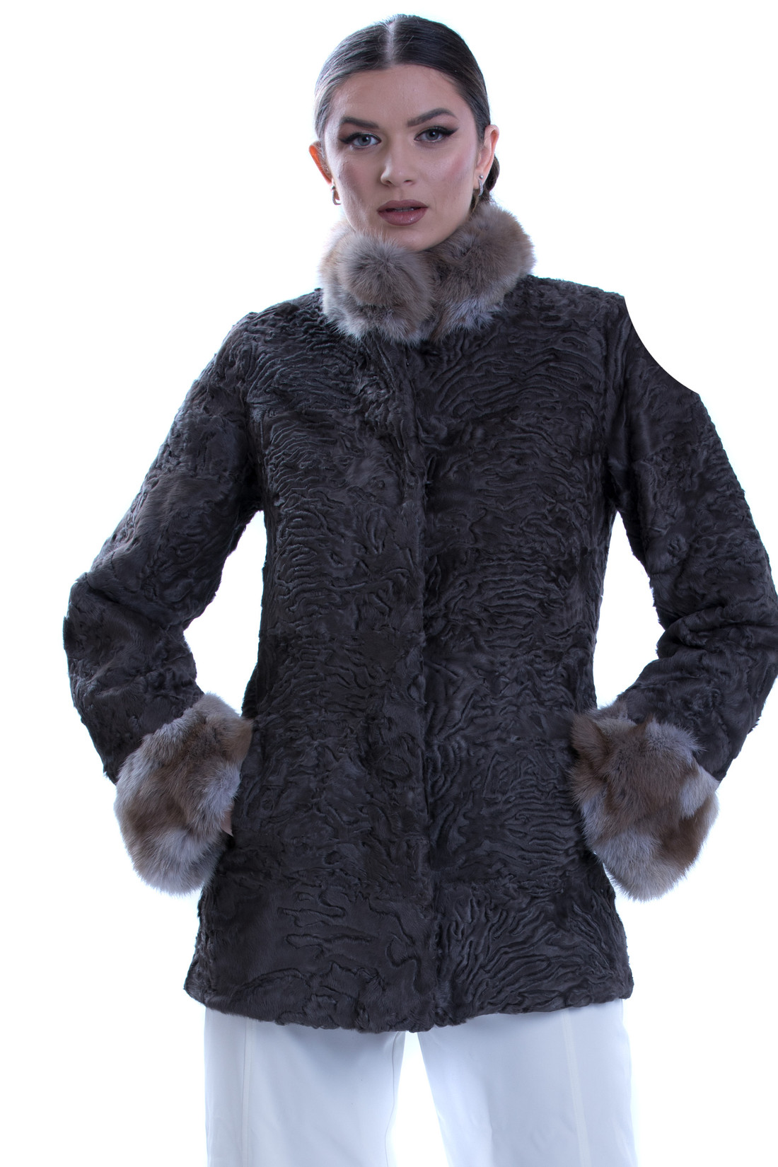 Brown Swakara Coat  Nandipha sizes  XS/S/M Brown Swakara Coat  Nandipha sizes  XS/S/M