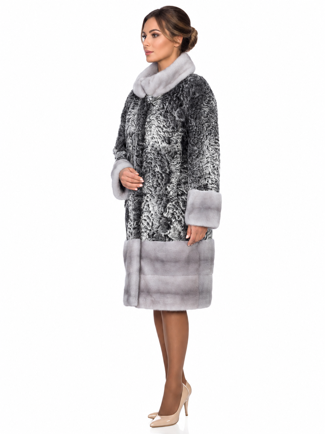 Gray Persian Mink Coat