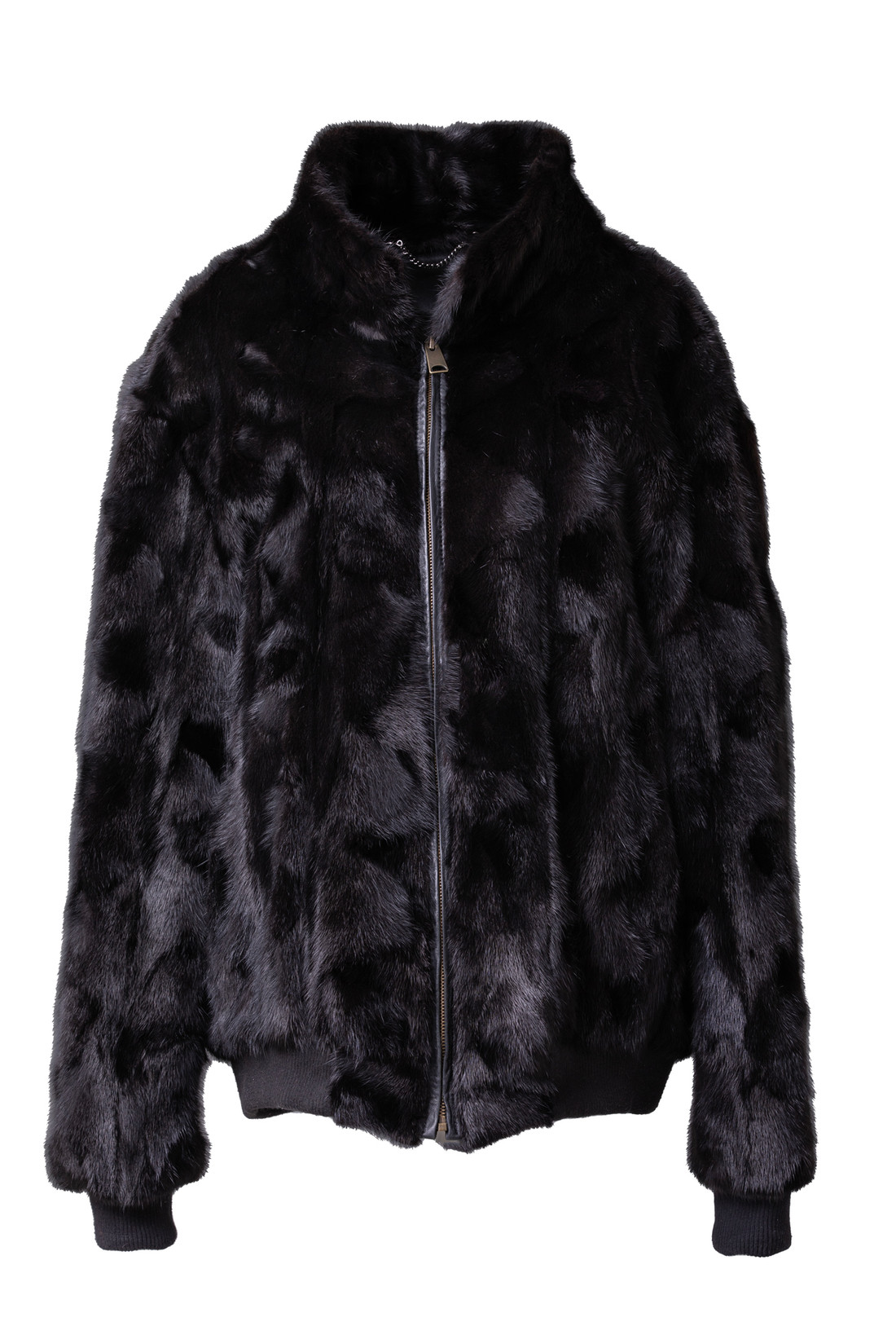 Black Mink Fur Bomber Jacket Tyrion Black Mink Fur Bomber Jacket Tyrion