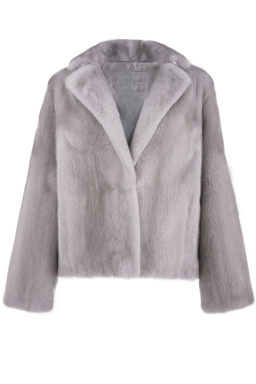 sapphire Hoooded Mink Fur jacket| SKANDINAVIK FUR