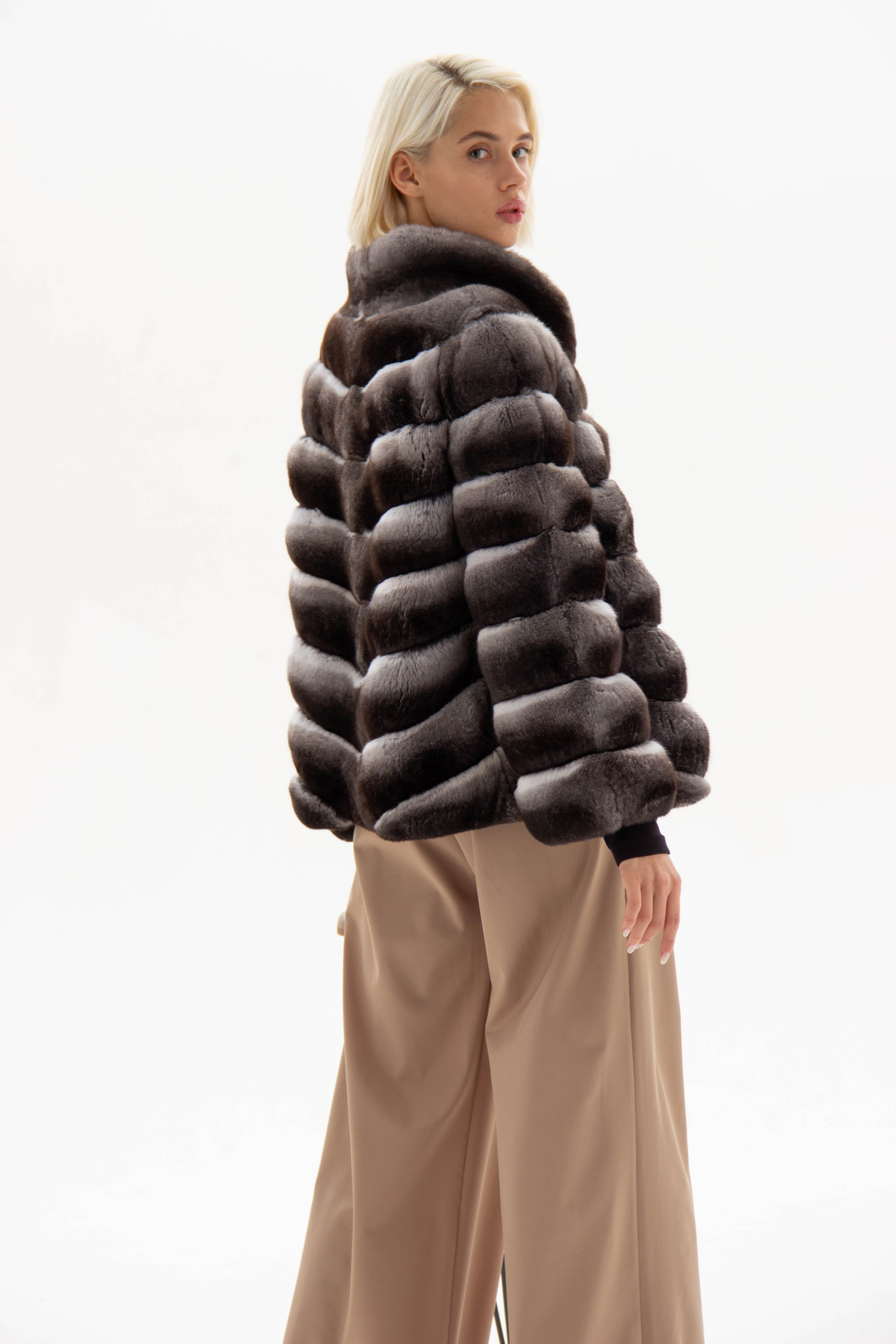 Chinchilla Fur Jacket Avril 