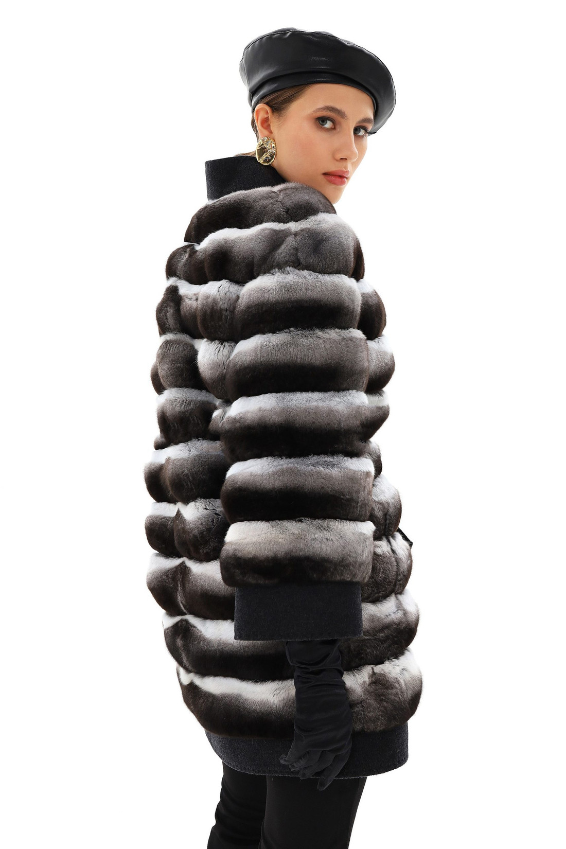 Chinchilla Fur Coat Vivian