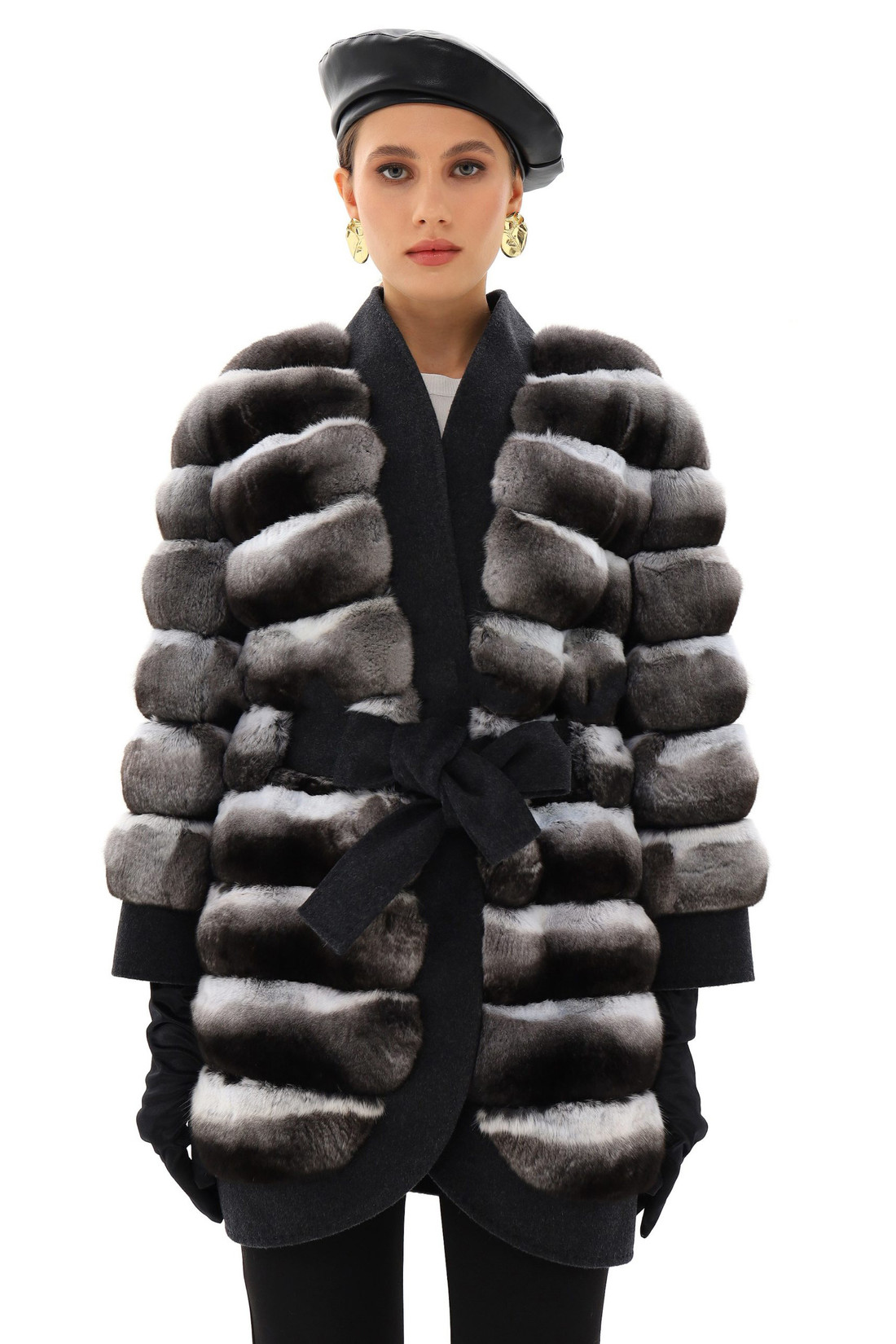 Chinchilla Fur Coat Vivian