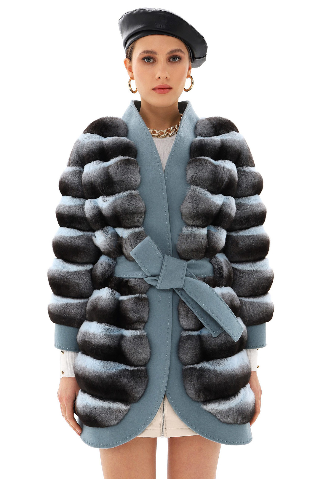Chinchilla Fur Jacket  Chandani