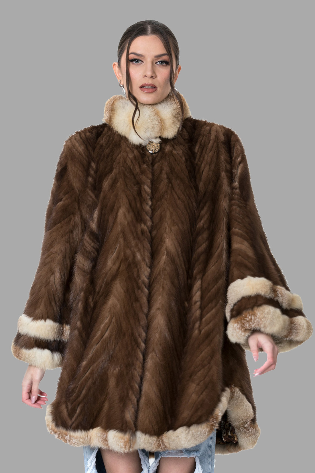  Demi-Buff Mink Coat Nora  Sizes XS/S