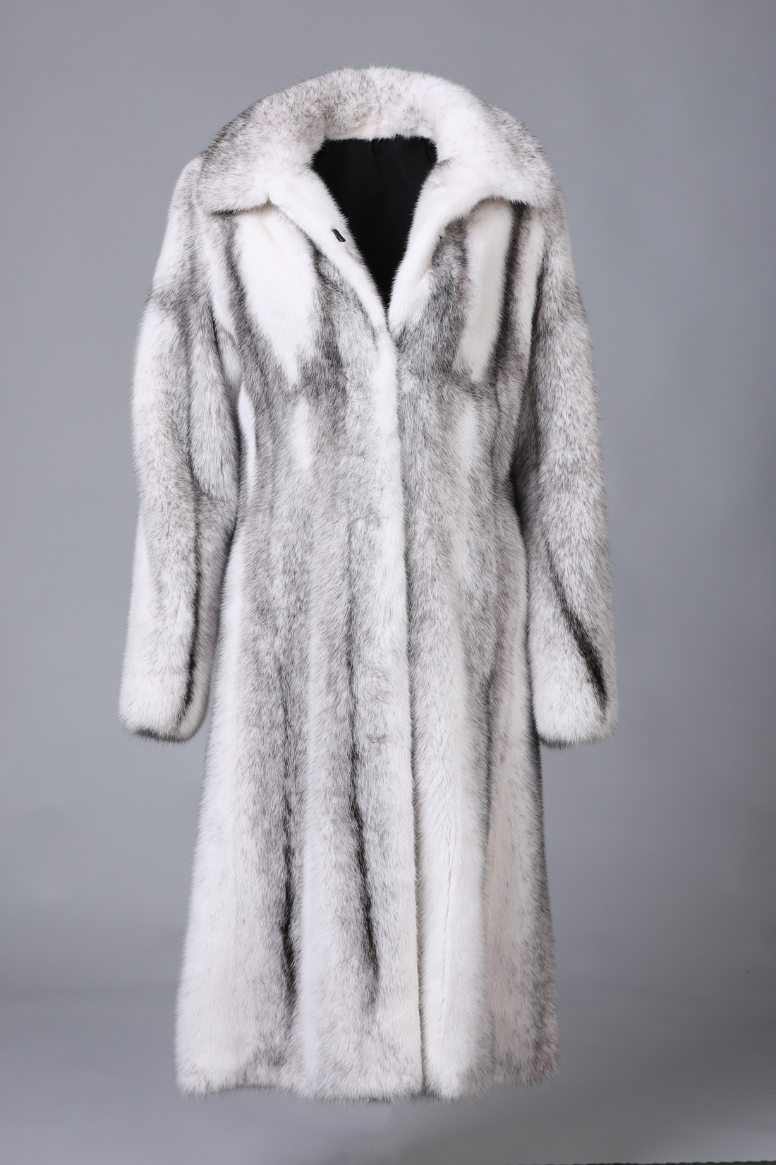  Black Cross Mink Fur Coat  Noamir  Estrella Sizes XS/S