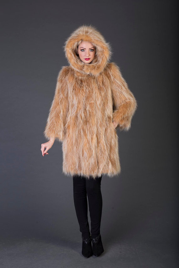 Racoon Fur coat
