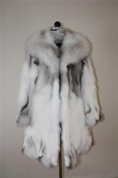 Platinum Fox Fur Coat