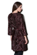 Purple Persian  Lamb Fur Coat  Yvette