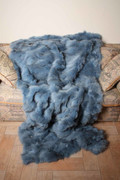 Ciel FOX Fur Blanket Throw on sofa Ciel FOX Fur Blanket Throw on sofa