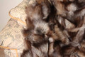Crystal Fox Paws Fur Blanket Throw from a close point of view Crystal Fox Paws Fur Blanket Throw from a close point of view
