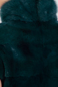 Green Mink Vest