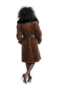 Brown Beaver Stroller with Leather Belt Brown Beaver Stroller with Leather Belt