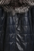 Men's Hooded Reversible Fox Fur Coat  Equalizer Men's Hooded Reversible Fox Fur Coat  Equalizer
