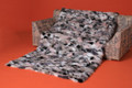 tricolor fox fur throw blanket tricolor fox fur throw blanket