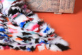 Ethnic Multicolor Fox Fur Blanket Throw Ethnic Multicolor Fox Fur Blanket Throw