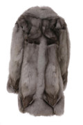 White Fox Fur Coat "Blue Fox" White Fox Fur Coat "Blue Fox"