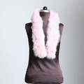Light Pink Fox Trim Semi Dense