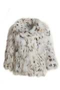 white belly lynx fur jacket front view white belly lynx fur jacket front view