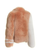 Ginger Fox Fur Bomber Jacket