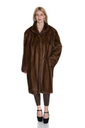Brown Mink Fur Coat Fully Let out Brown Mink Fur Coat Fully Let out