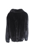 Men's  SAGA Black Mink Fur Bomber Coat Men's  SAGA Black Mink Fur Bomber Coat