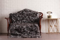 Blue Frost Fox Fur Fur Blanket Throw Cover Blue Frost Fox Fur Fur Blanket Throw Cover