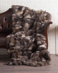 crystal fox fur blanket throw cover sectional crystal fox fur blanket throw cover sectional