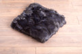Dark Blue  Fox  Fur Fur Blanket Throw Cover