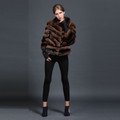 Brown Chocolate Chinchilla Fur Coat Gabrielle Brown Chocolate Chinchilla Fur Coat Gabrielle