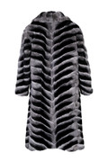 Long Rex Fur Coat