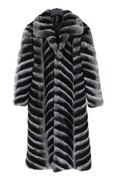 Long Rex Fur Coat